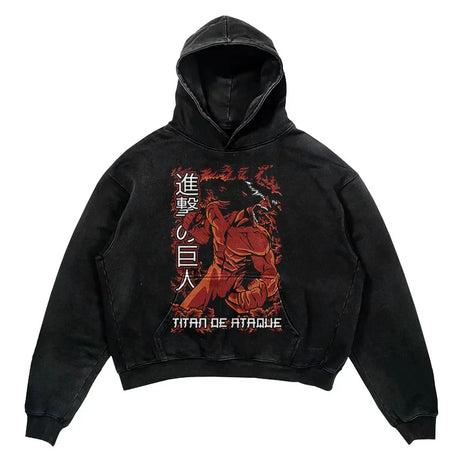 This hoodie carries the fierce spirit of the anime's beloved characters. | If you are looking for more Attack of Titan Merch, We have it all! | Check out all our Anime Merch now!