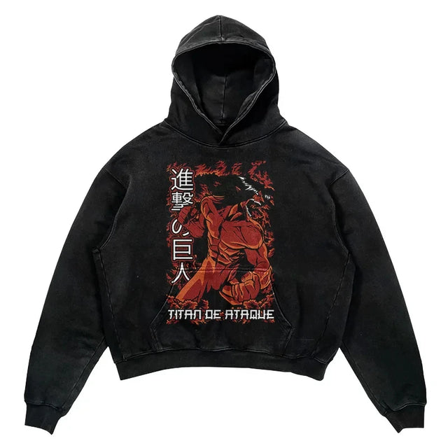 This hoodie carries the fierce spirit of the anime's beloved characters. | If you are looking for more Attack of Titan Merch, We have it all! | Check out all our Anime Merch now!