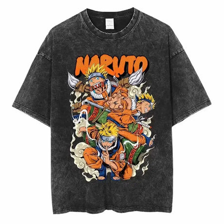 Celebrate your love for the iconic anime Naruto with this vintage-style tee featuring your favorite characters. If you are looking for more Naruto Merch, We have it all! | Check out all our Anime Merch now!