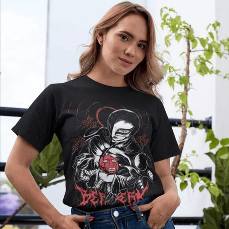 This tee captures the magic of Griffith. If you're looking for more Berserk merch, we have it all! Check out our anime merch now—free shipping!