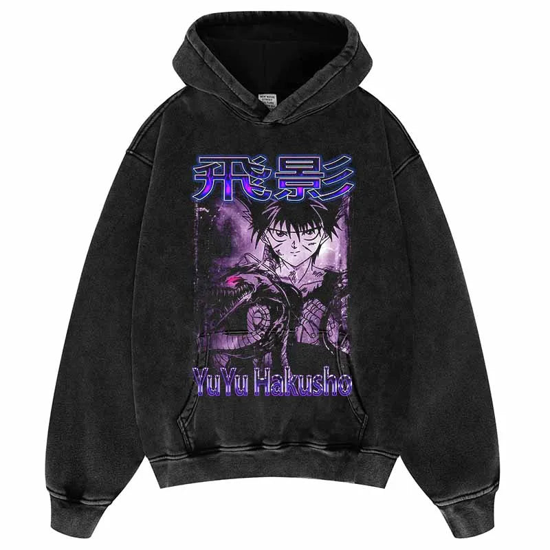 This Hoodie celebrates the beloved YuYu series, ideal for both Autumn & Winter. | If you are looking for more YuYu Hakusho Merch, We have it all! | Check out all our Anime Merch now!