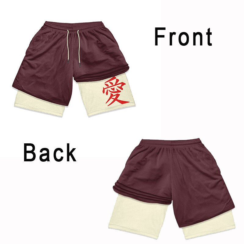 Naruto 2-in-1 Performance Shorts