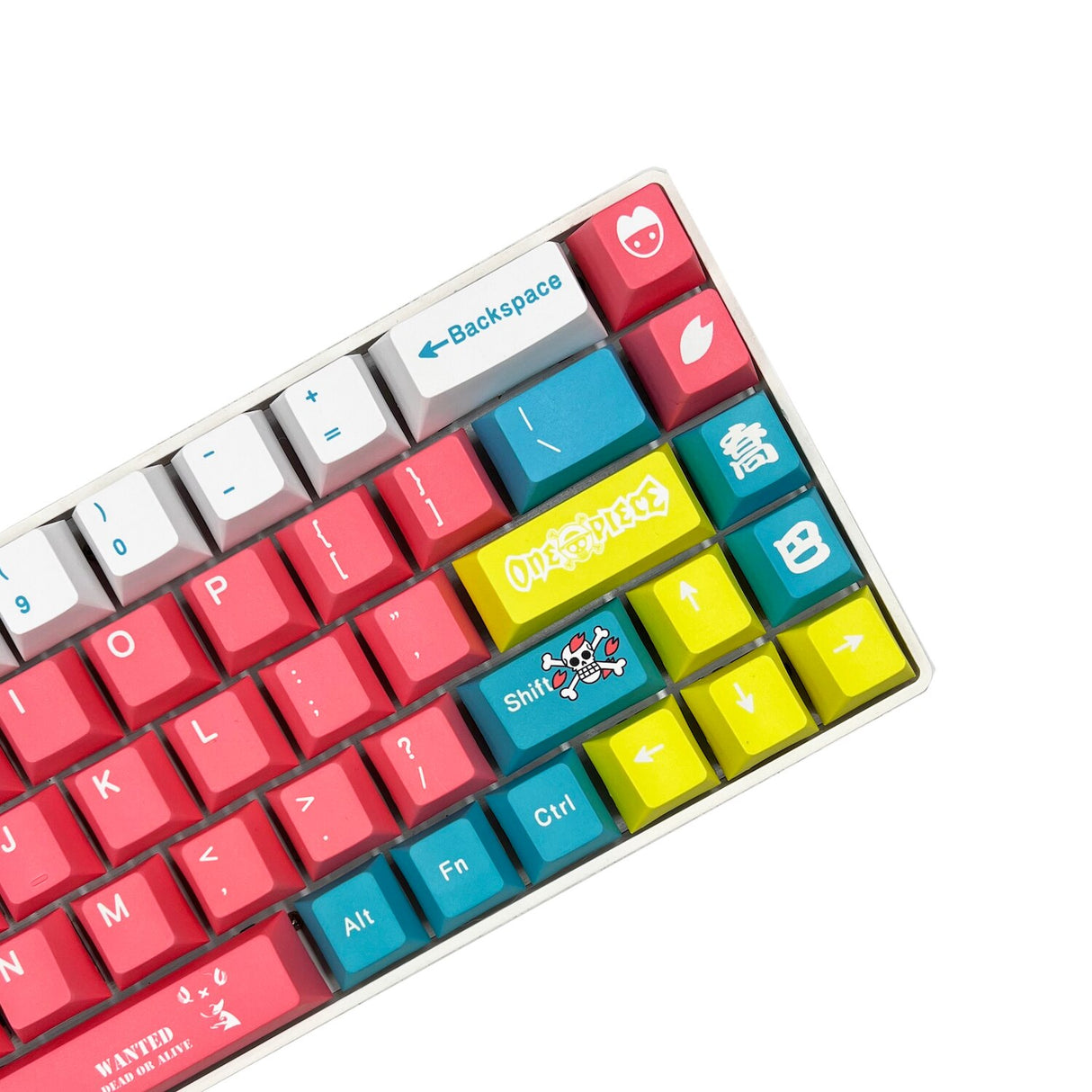 One Piece Theme PBT Sublimation Keycap Set - Cherry Profile