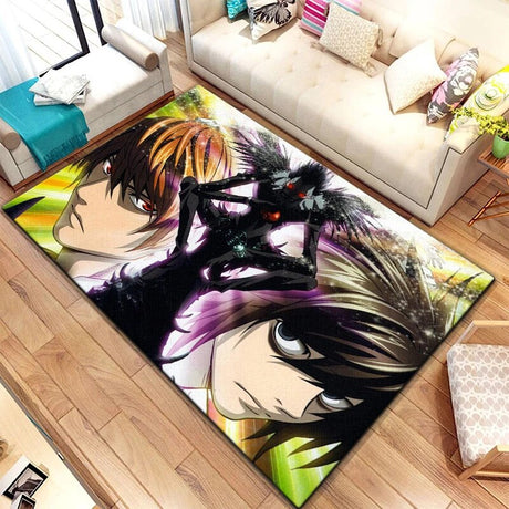 Upgrade & Customize you favorite space with out new Death Note characters Carpet| If you are looking for more Death Note Merch, We have it all! | Check out all our Anime Merch now!