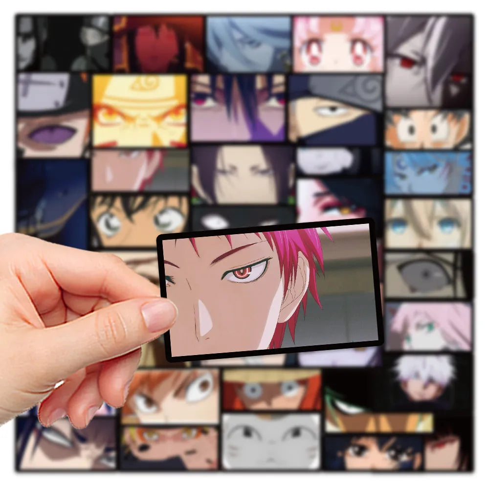 You can too have the eyes of your favourite anime characters with you with ourAnime Eyes Stickers | If you are looking for more Anime Merch, We have it all! | Check out all our Anime Merch now!