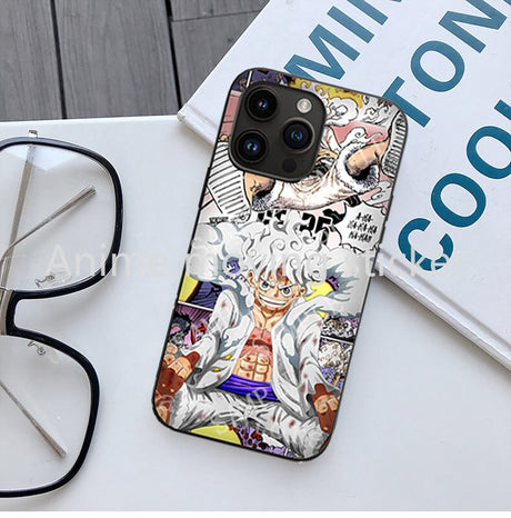 One Piece Figure Luffy Gear4/5 Anime Phone Case for IPhone 13 14 13Pro 14Pro 13Pro Max 14Pro Max 3D Cases Anime Creative Gift, everythinganimee