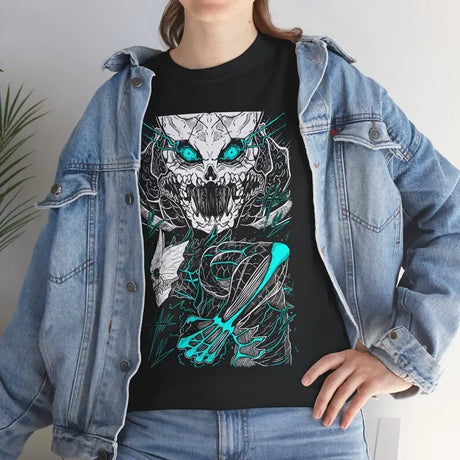 This tee features the fierce character Kafka Hibino from Kaiju 8, perfect for fans.  If you are looking for more Kaiju 8 Merch, We have it all! | Check out all our Anime Merch now!