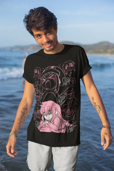 Here at Everythinganimee we have only the best anime merch! Free Global Shipping.
Unleash the power of the Bocchi the Rock with this electrifying Hitori Tee. Featuring a bold and intense design