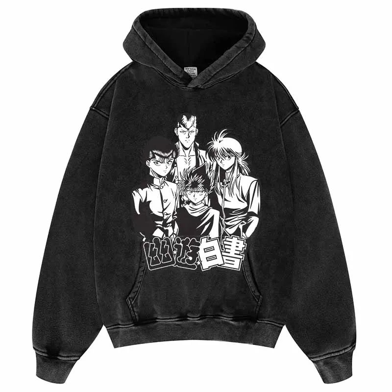 This Hoodie celebrates the beloved YuYu series, ideal for both Autumn & Winter. | If you are looking for more YuYu Hakusho Merch, We have it all! | Check out all our Anime Merch now!