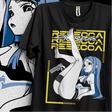 Immerse yourself in this striking Rebecca Tee, perfect for anime fans. Looking for more Cyberpunk merch? Explore our full collection of anime merch now!