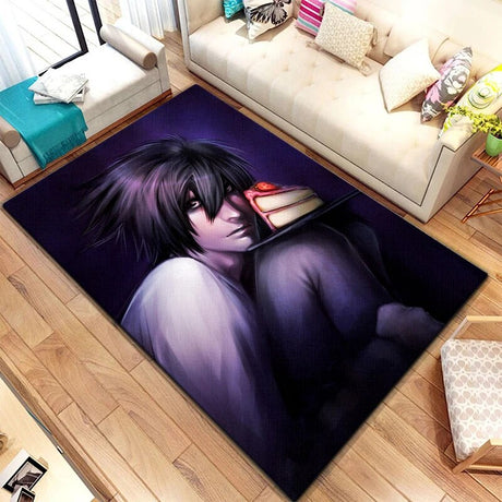 Upgrade & Customize you favorite space with out new Death Note characters Carpet| If you are looking for more Death Note Merch, We have it all! | Check out all our Anime Merch now!