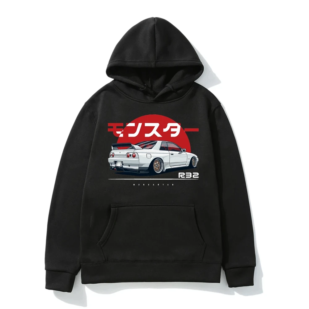 Become thew coolest person in the room with our new Initial D R32 Skyline Hoodie | Here at Everythinganimee we have the worlds best anime merch | Free Global Shipping