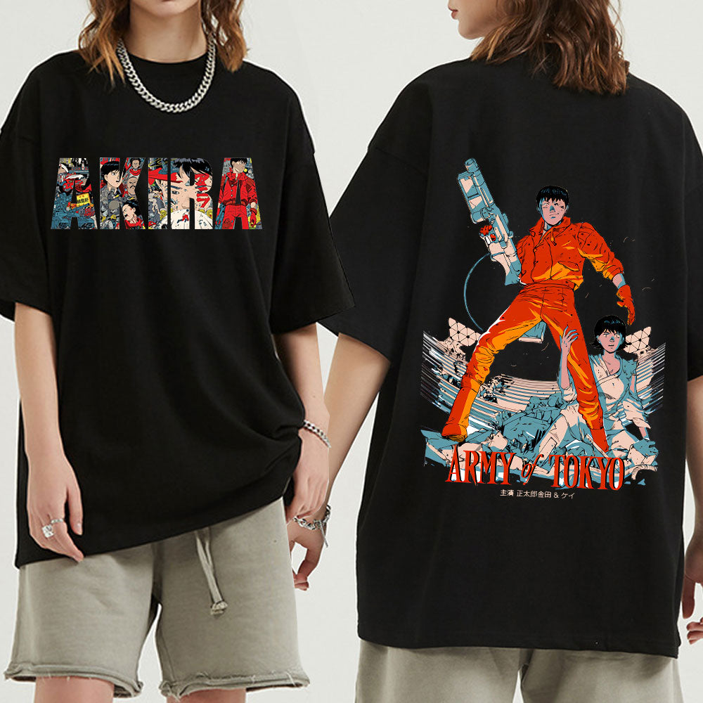 This tee embodies the world of Akira. If you're looking for more Neo Tokyo Akira merch, we have it all! Check out our anime merch now—free shipping!