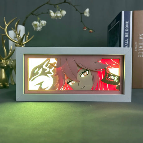 This light box brings the allure of Inazuma's shrine maiden into your home. If you are looking for more Genshin Impact Merch, We have it all! | Check out all our Anime Merch now!