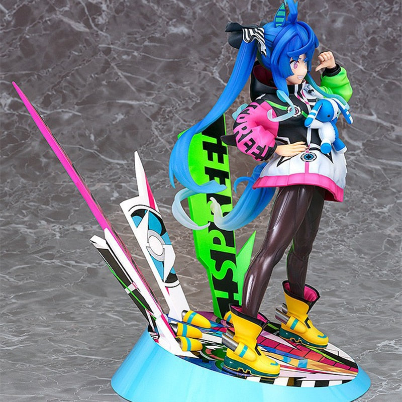 Behold the Twin Turbo figurine, with her vibrant blue hair & eyes full of resolve. If you are looking for more Pretty Derby Merch, We have it all! | Check out all our Anime Merch now!