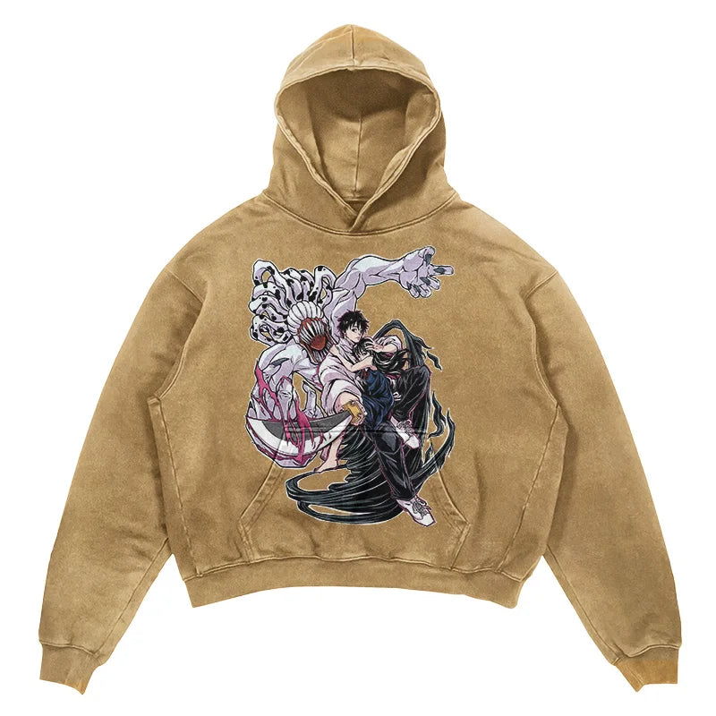 This Hoodie celebrates the beloved Jujutsu Kaisen Series, ideal for both Autumn And Winter. | If you are looking for more Jujutsu Kaisen Merch, We have it all! | Check out all our Anime Merch now!