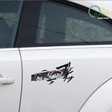 Möbius Eye Car Sticker