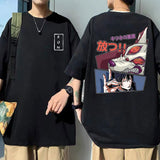 Chainsaw Man Hayakawa Aki Fox Devil Kon Print T-Shirt