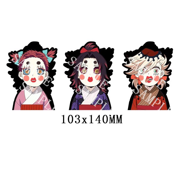 Demon Slayer 3D Motion Stickers - Kokushibo, Douma, Akaza Edition