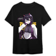 Here at Everythinganimee we have the best anime shirts in the world.
Unleash your inner rebel with the fierce and striking Demon Girl Rainhoe tee. This shirt features the confident Rainhoe character, giving off major attitude with her "pathetic" caption. 