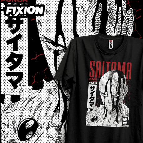 Here at Everythinganimee we have the best anime shirts in the world.
Step into the world of One Punch Man with this powerful Saitama tee, featuring the iconic hero in an intense and striking pose. Perfect for fans who love the humor and power-packed punches of Saitama. 