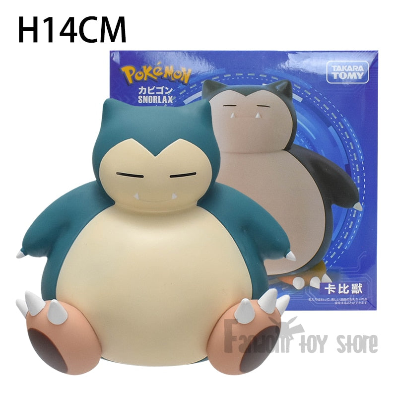 Pokemon Snorlax Money Box 2 Pose Figure Standing Sitting Piggy Bank Lovely Saving Pot For Kids Birthday Gift, everythinganimee