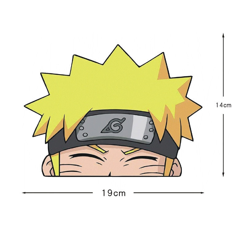 Naruto Peeker Car Stickers