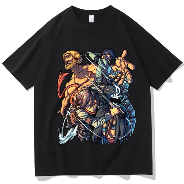 This t-shirt blends the intense & compelling narrative of the series. | If you are looking for more Attack On Titan Merch, We have it all! | Check out all our Anime Merch now!