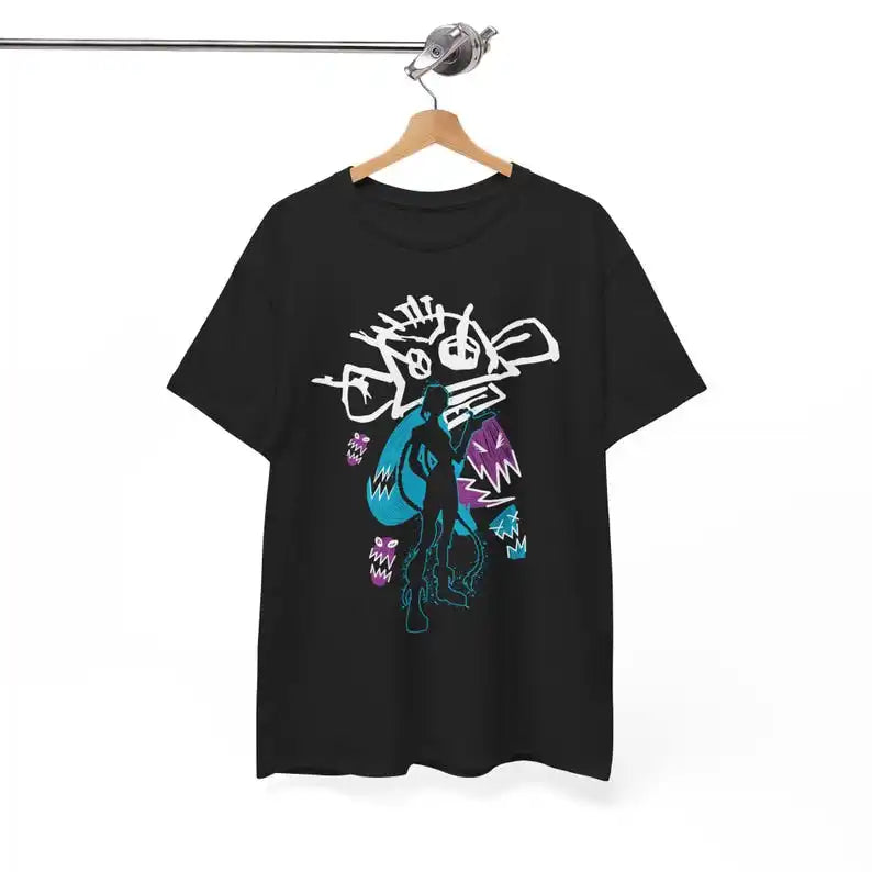 Immerse yourself in this kawaii Jinx tee, perfect for anime fans. Looking for more Arcane merch? Explore our full collection of anime merch now!