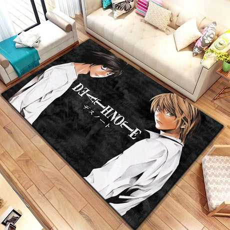 Upgrade & Customize you favorite space with out new Death Note characters Carpet| If you are looking for more Death Note Merch, We have it all! | Check out all our Anime Merch now!