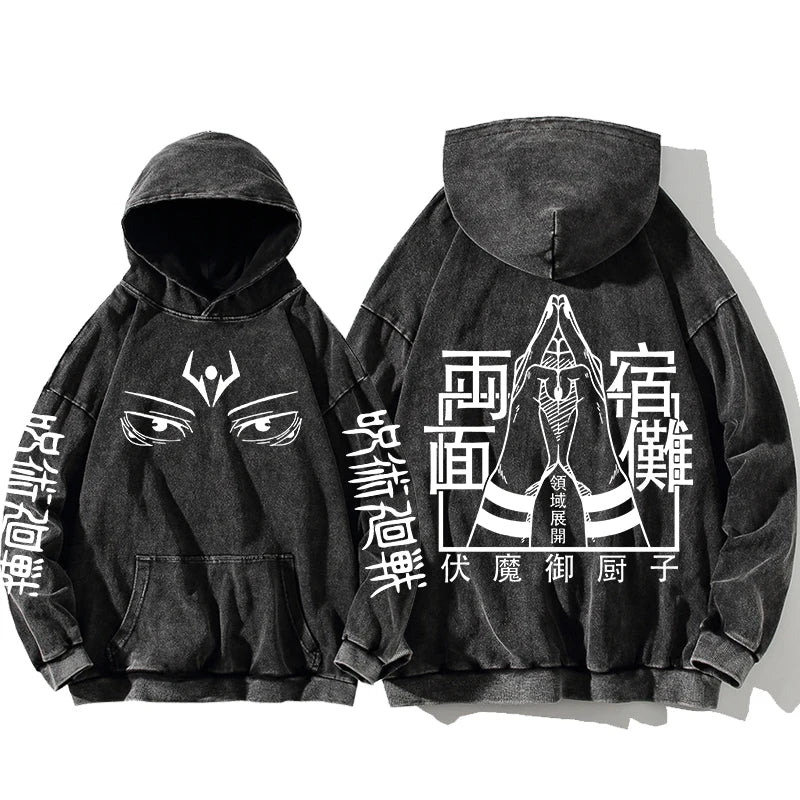 This hoodies captures the magic of Jujutsu Kaisen. If you're looking for more Jujutsu Kaisen merch, we have it all! Check out our anime merch now—free shipping!