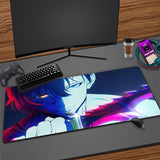 Solo Leveling Mouse Pad Manga Sung Jinwoo Anime Mousepad XXL Large Computer Mouse Mat Rubber Table Carpet 900x400mm Desk Mat Pad, everythinganimee