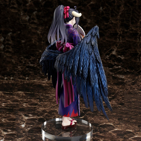 IN Stock Original Overlord Albedo Yukata 1/8 Action Figure Pvc Model Collectible Toys 23Cm, everythinganimee