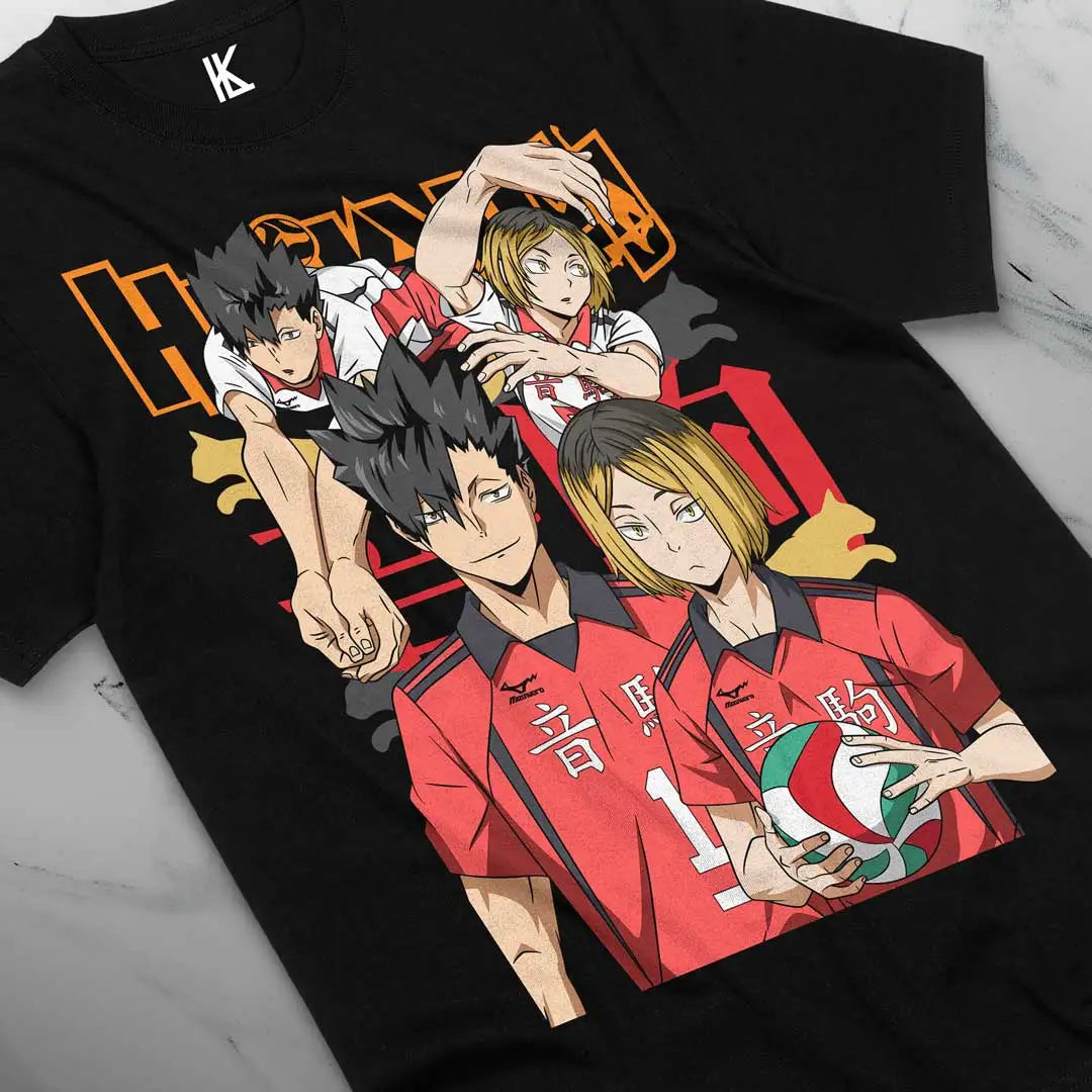 Immerse yourself in this striking Nekoma Tee, perfect for anime fans. Looking for more Haikyuu merch? Explore our full collection of anime merch now!