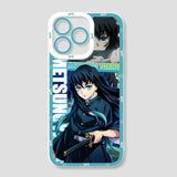 Anime Demon Slayer Phone Case for iPhone 14 Pro Max 11 13 12 Mini XR XS X 8 7 6 6S Plus SE 2020 Clear Soft Silicone Cover Fundas, everythinganimee