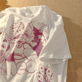 Anime Cat Girl "Meow" Oversized Tee