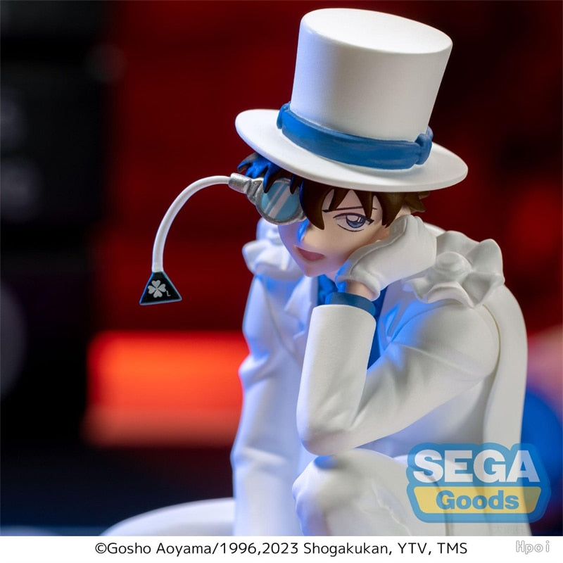 Behold the figure of Kaitou Kid, masterfully depicted in his iconic white suit and top hat. If you are looking for more Detective Conan Merch, We have it all! | Check out all our Anime Merch now!