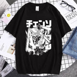 Chainsaw Man Denji Manga T-ShirtUnleash the power of Chainsaw Man with this bold Denji Manga T-Shirt. Featuring dynamic black-and-white artwork straight from the manga, this tee captures the raw energy and intensity of Denji in action.