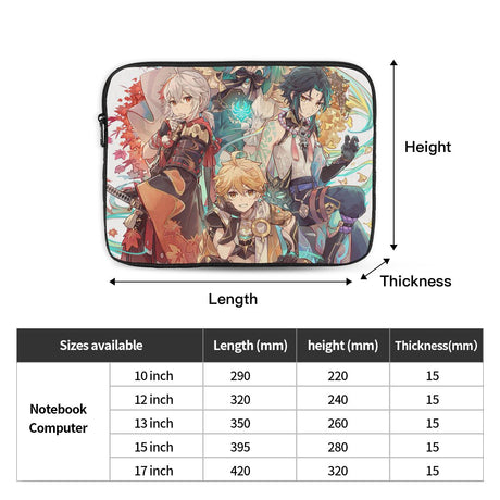 Protect your devices at all times. Show of your love with our Genshin Impact Acg Anime Laptop Liner Sleeve| If you are looking for more Genshin Impact Merch , We have it all! | Check out all our Anime Merch now!