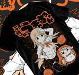 Here at Everythinganimee we have only the best anime merch! Free Global Shipping.
Celebrate the adorable duality of Umaru-chan with this Kawaii Himouto! Umaru-Chan T-shirt, perfect for fans of the charming and mischievous anime series. Whether she's the perfect student or her laid-back, snack-loving alter ego, Umaru-chan is captured beautifully in this vibrant and fun design. 