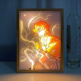 Demon Slayer Zenitsu Agatsuma LED Photo Frame Lamp