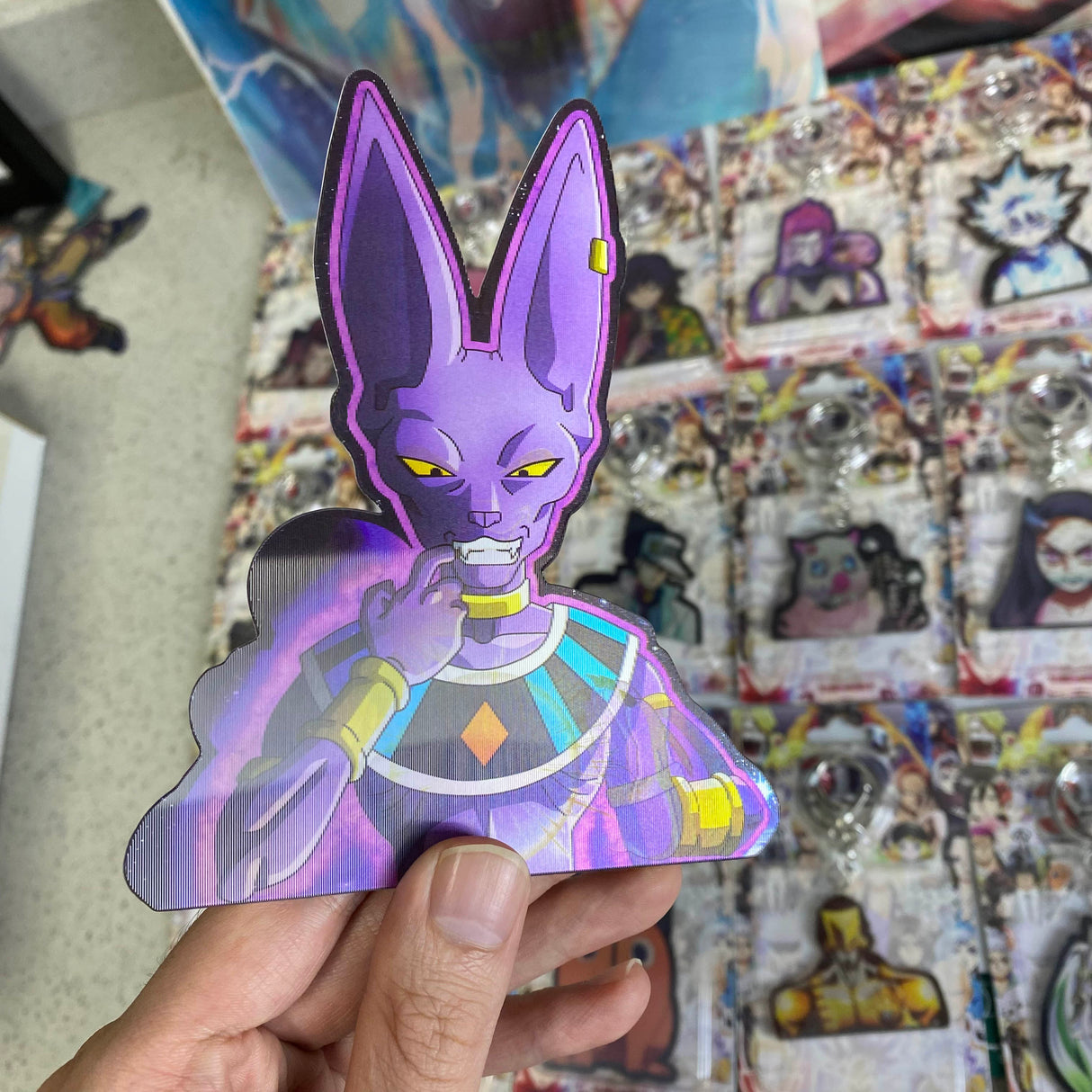 Dragon Ball Z Beerus 3D Motion Sticker