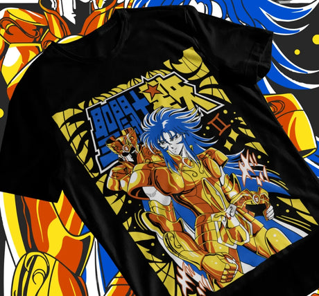 Here at Everythinganimee we have only the best anime merch! Free Global Shipping.
Step into the world of Saint Seiya with this vibrant and dynamic Knights of the Zodiac T-Shirt. Featuring a bold design of one of the most iconic characters from the series