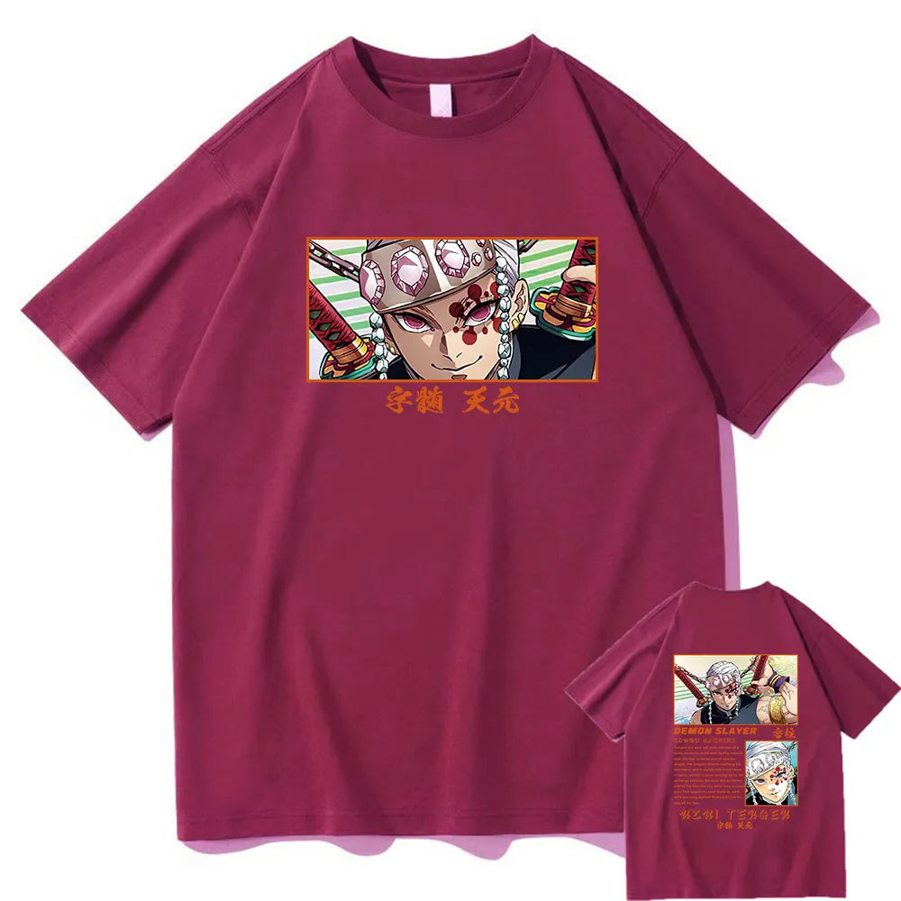 Join the ranks of the Demon Slayer Corps with our Tengen Uzui T-Shirt. If you are looking for more Demon Slayer Merch, We have it all!| Check out all our Anime Merch now!