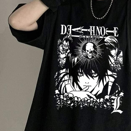 Upgrade your wardrobe with our Death Note L T Shirt | If you are looking for more Death Note Merch, We have it all! | Check out all our Anime Merch now!