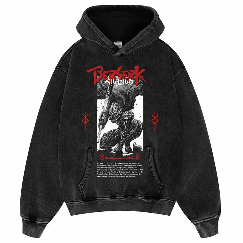 This Hoodie celebrates the beloved Berserk Series, ideal for both Autumn And Winter. | If you are looking for more Berserk Merch, We have it all! | Check out all our Anime Merch now!