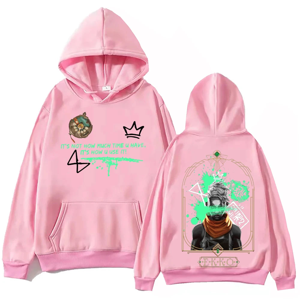 Immerse yourself in this Ekko Arcane hoodies, perfect for anime fans. Looking for more Arcane merch? Explore our full collection of anime merch now!