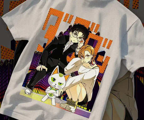 Immerse yourself in this striking Dandadan Tee, perfect for anime fans Looking for more Dandadan merch? Explore our full collection of anime merch now!