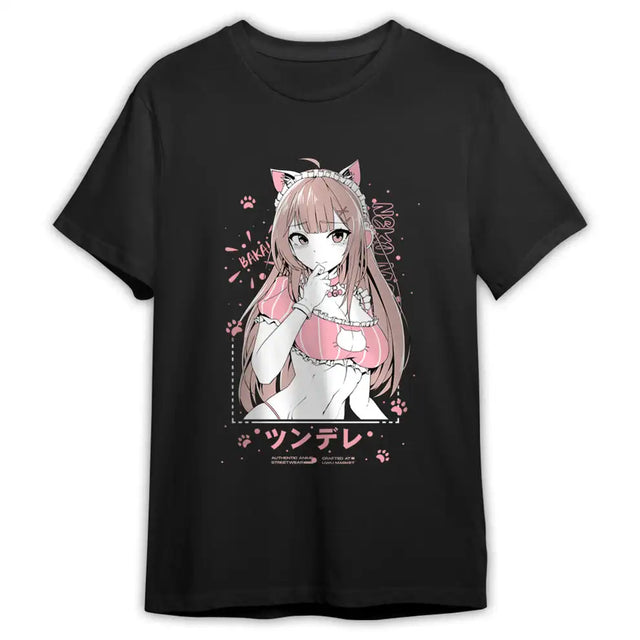 Here at Everythinganimee we have the best anime shirts in the world.
Show off your love for classic tsundere charm with this adorable Myu tee! Featuring the irresistible Myu in her tsundere mode, this shirt perfectly captures the playful balance of cuteness and sass.