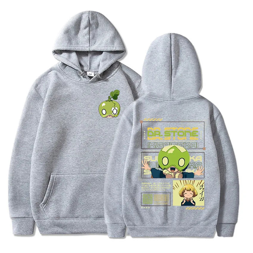 Step into the amazing world Suika & upgrade your wardrobe with our new Dr. Stone Hoodies| If you are looking for more Dr.Stone, We have it all! | Check out all our Anime Merch now!